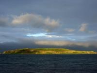 Goldene Abendsonne auf Grimsey